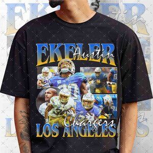 Vintage 90s Austin Ekeler Bootleg Rap Tee, Retro Austin Ekeler Football T-shirt